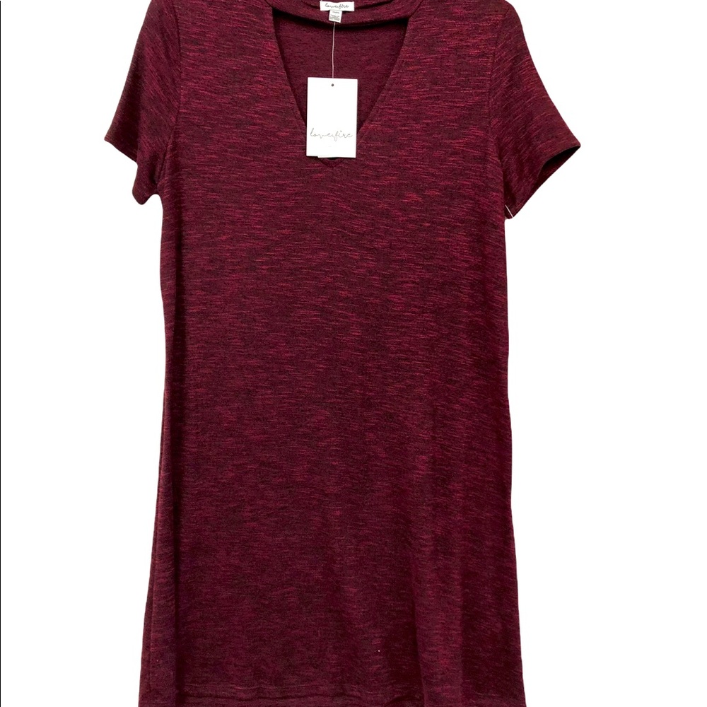 love, fire dress Medium red